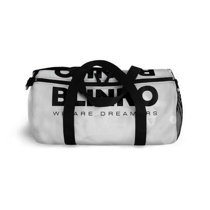 WHITE DUFFEL BAG