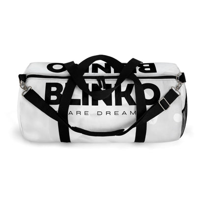 WHITE DUFFEL BAG