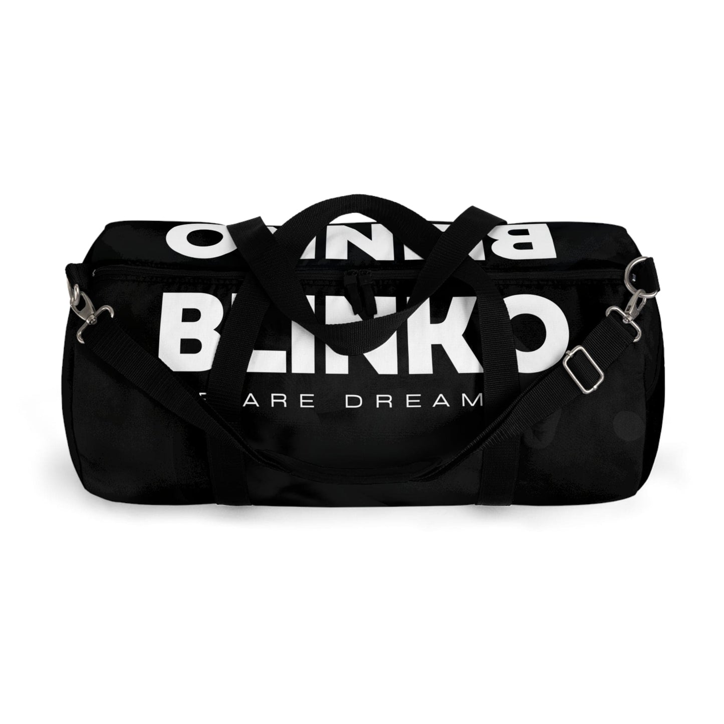 BLACK DUFFEL BAG