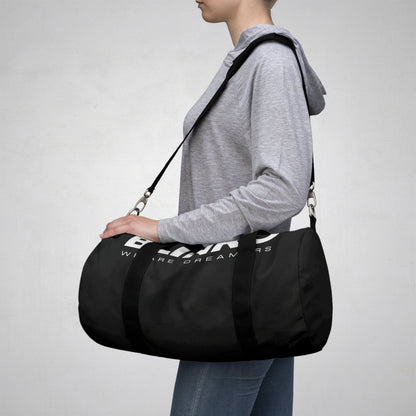 BLACK DUFFEL BAG