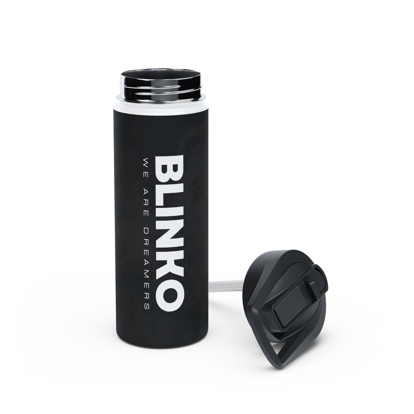 BLACK TUMBLER BOTTLE