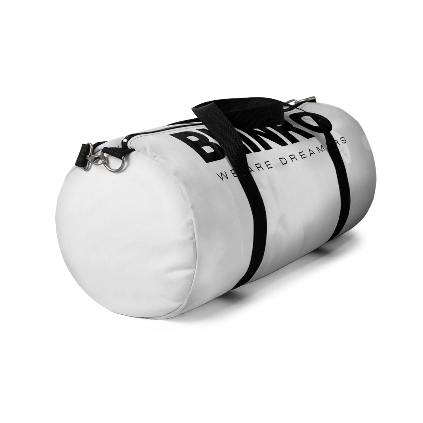 WHITE DUFFEL BAG