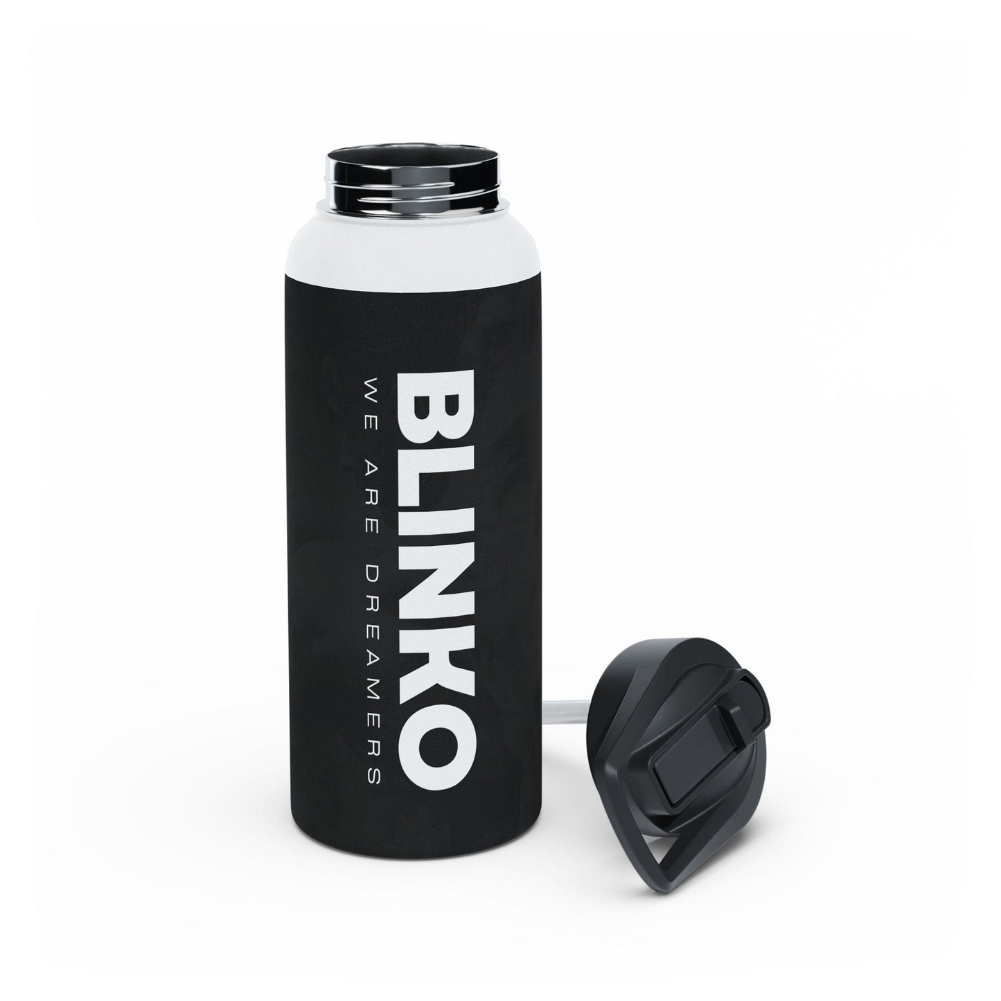 BLACK TUMBLER BOTTLE