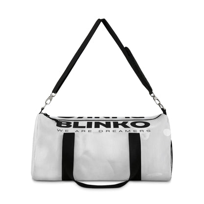 WHITE DUFFEL BAG