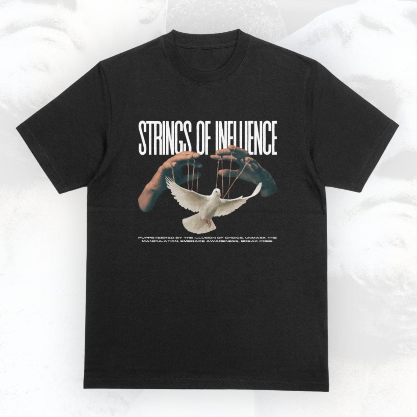 "STRINGS" TEE