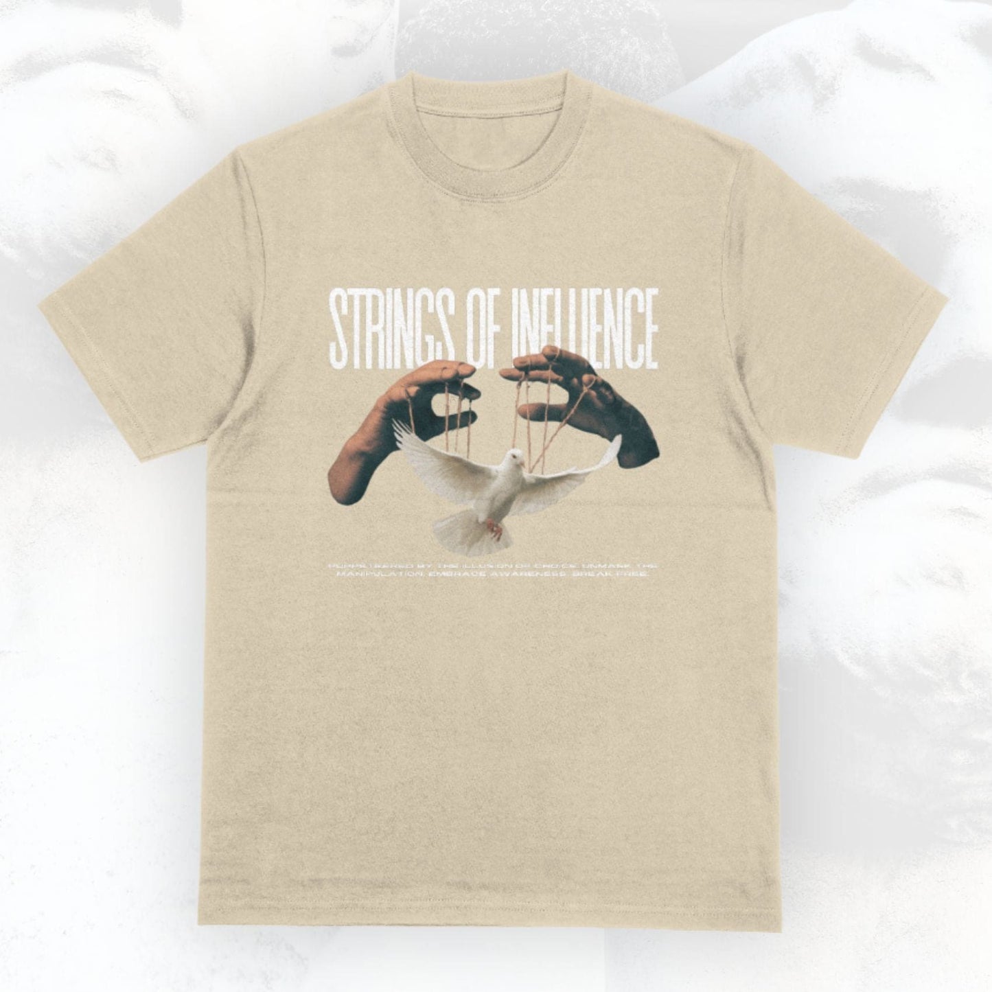 "STRINGS" TEE